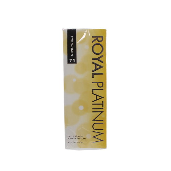Royal Platinum Eau De Parfume SEALED For Women 71 3.3 floz 100 ml Eau De Parfume