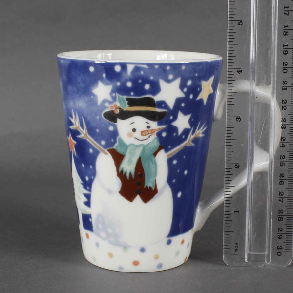 Noritake Epoch Christmas Snowman 4.5" Coffee Cup