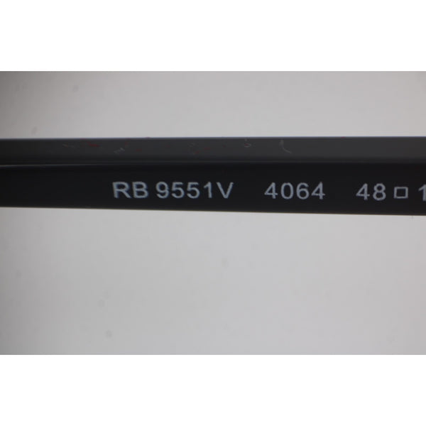 Ray Ban NEW Frames RB 9551V 4064 48 16 125 Black W/ Case Frames