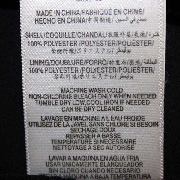 BCBGeneration Dress NEW $138 Sz 2 Black One Shoulder Lined Layered Poly Dress