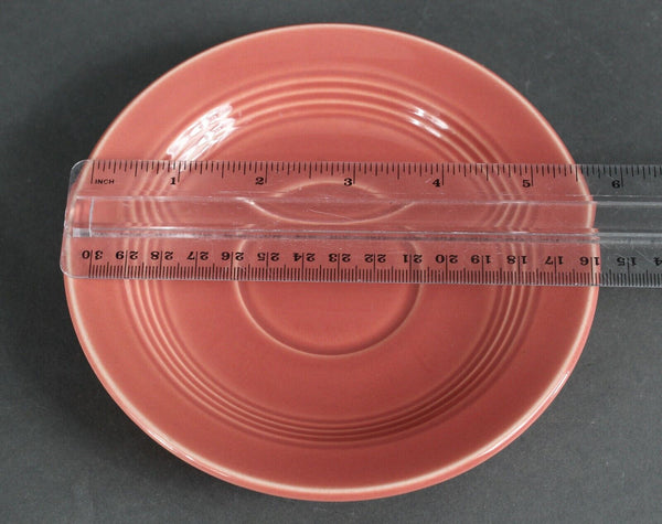 Fiesta Pink Textured 5.5" Saucer Plate
