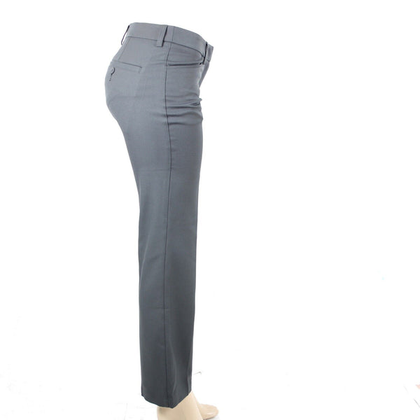 Oobe Sz 2 x 31 Gray Pockets Straight Leg 100% Polyester Dress Pant