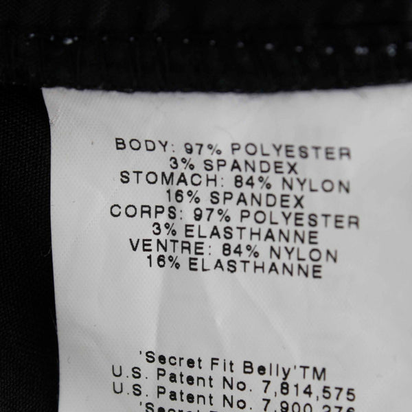 Two Hearts Maternity Pant Sz S x 30 Black Straight Leg Poly Blend Dress Pant