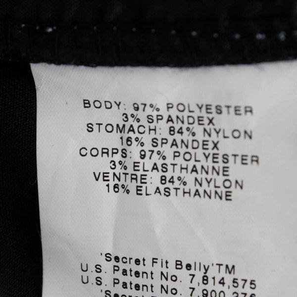 Two Hearts Maternity Pant Sz S x 30 Black Straight Leg Poly Blend Dress Pant