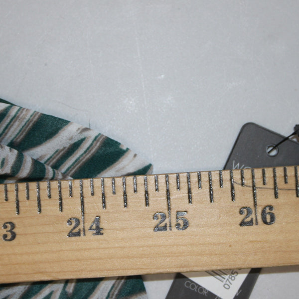 Nic Zoe Dress NEW $174 Sz 2x Green White Tan Layered 100% Polyester Dress