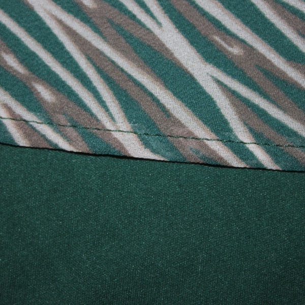 Nic Zoe Dress NEW $174 Sz 2x Green White Tan Layered 100% Polyester Dress