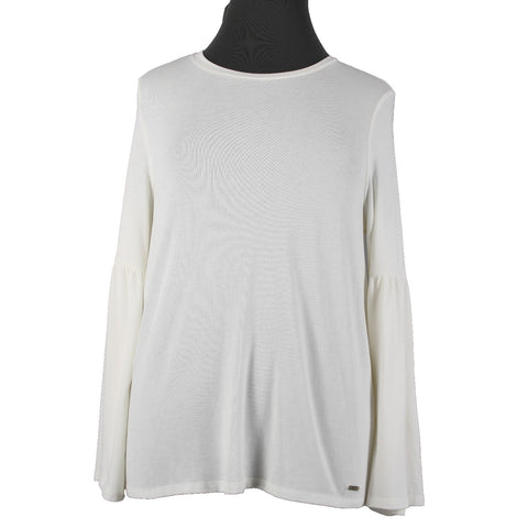 Calvin Klein NEW $60 Modern Essentials Sz XL White Polyester Rayon Spandex Top