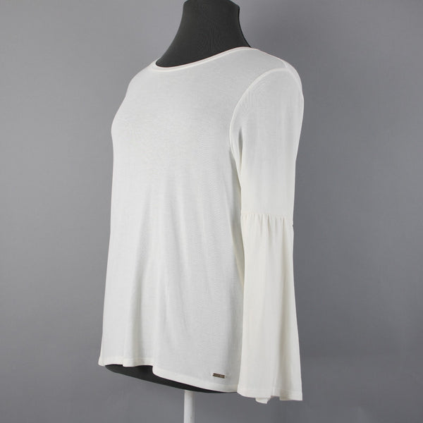 Calvin Klein NEW $60 Modern Essentials Sz XL White Polyester Rayon Spandex Top