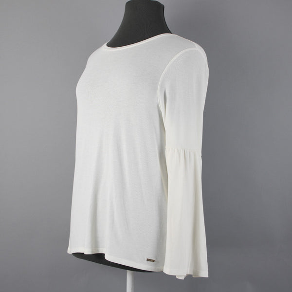 Calvin Klein NEW $60 Modern Essentials Sz XL White Polyester Rayon Spandex Top