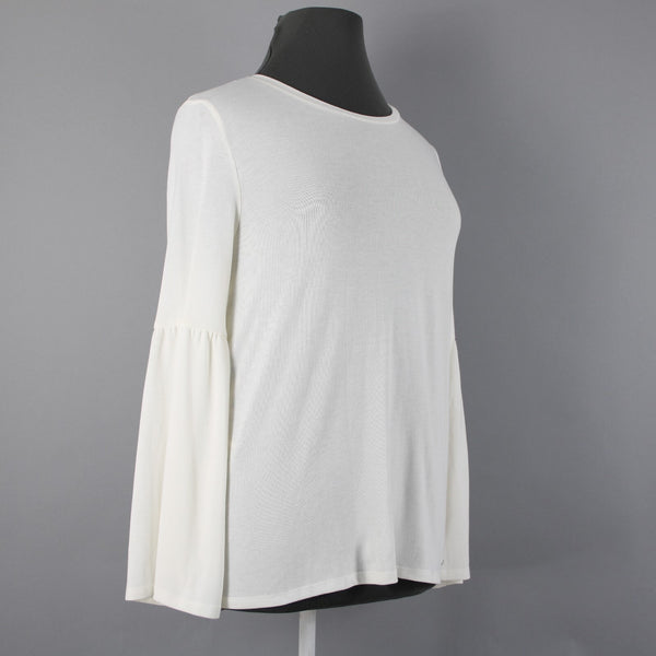 Calvin Klein NEW $60 Modern Essentials Sz XL White Polyester Rayon Spandex Top