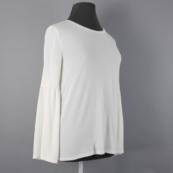 Calvin Klein NEW $60 Modern Essentials Sz XL White Polyester Rayon Spandex Top