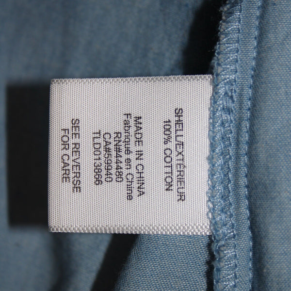Love Fire NEW Sz S Blue Denim Off Shoulders Ruffled 100% Cotton Mini Dress