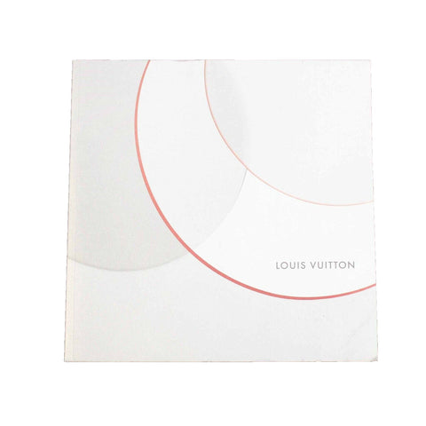 Louis Vuitton Silver Red Soft Cover Book
