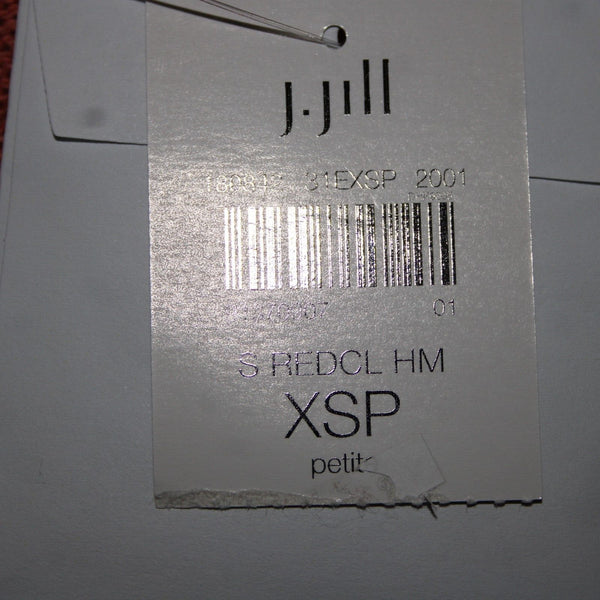 Pure Jill NEW Sz XSP Peach Gray Color Block Long Sleeve Cotton Acrylic Wrap