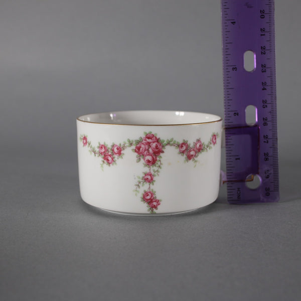 Heinrich Co Tea Cup With Saucer Selb Bavaria White Pink Floral Tea Cup W/ Saucer