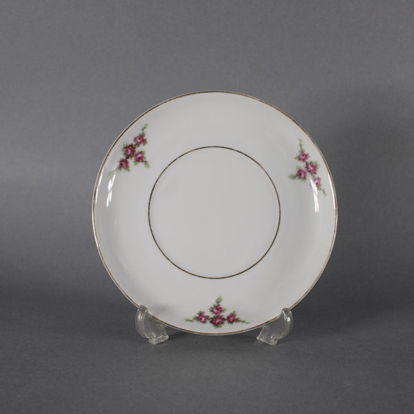 Heinrich Co Tea Cup With Saucer Selb Bavaria White Pink Floral Tea Cup W/ Saucer