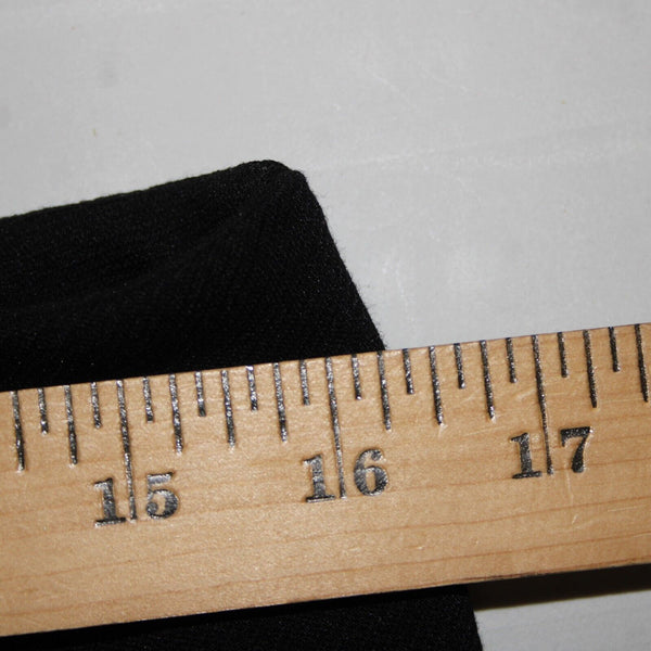 Cabi Sz 10 Black Unlined Draped Rayon Nylon Spandex Skirt