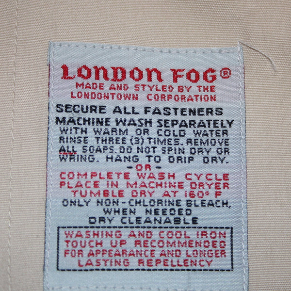 London Fog Sz 6 Petite Tan Brown Collared Pockets Mid Length Fleece Lined Jacket