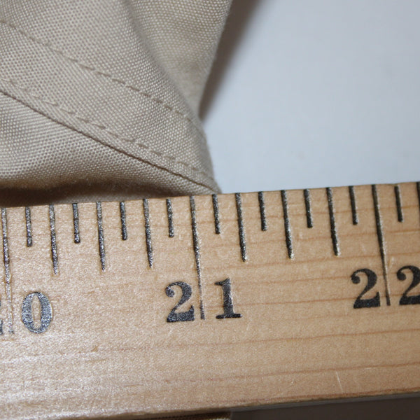 London Fog Sz 6 Petite Tan Brown Collared Pockets Mid Length Fleece Lined Jacket