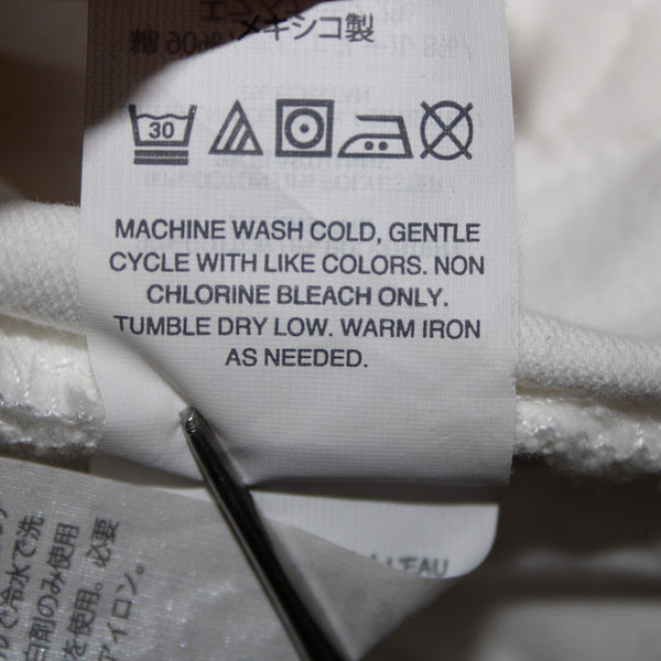 J Crew Toothpick Sz 27T x 31 White Denim 9'' High Rise Pockets Cotton Poly Jeans