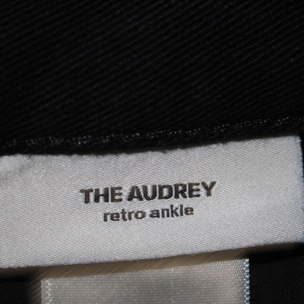 Joes Jeans The Audrey Sz 25 x 25 Black Denim Retro Ankle Pockets Cotton Jeans