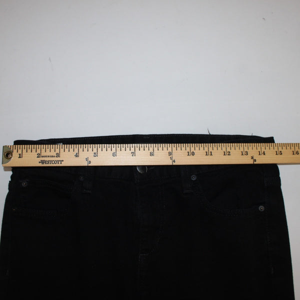 Joes Jeans The Audrey Sz 25 x 25 Black Denim Retro Ankle Pockets Cotton Jeans