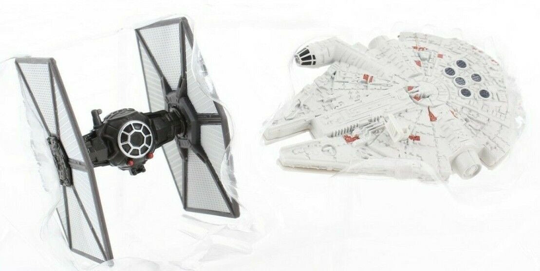 Harbro Uncarded Star Wars Millennium Falcon Tie Fighter Figures