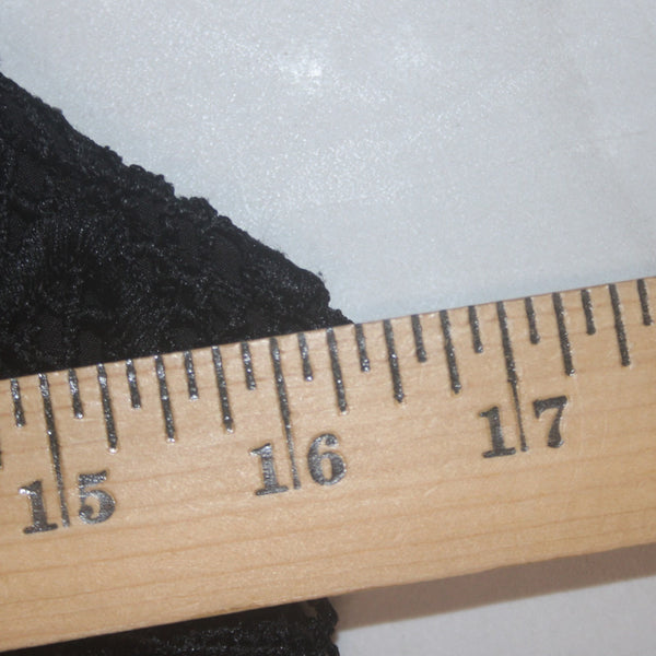 Aqua Dress Sz M Black Lined Crochet Body Sleeveless Polyester Spandex Dress