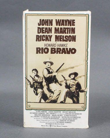 Howard Hawks Rio Bravo John Wayne Dean Martin Ricky Nelson 1958 VHS