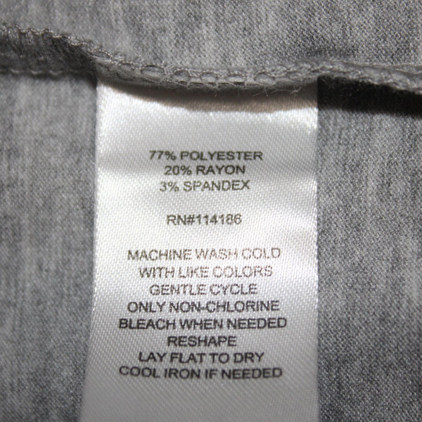 Retrology Sz 3X Top NEW $58 Light Grey Paris Eiffel Tower Polyester Rayon Top