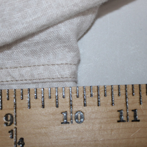 Athleta NEW $79 Cabo Sz 4 x 28 White Tan Pockets 100% Linen Active Wear Pant
