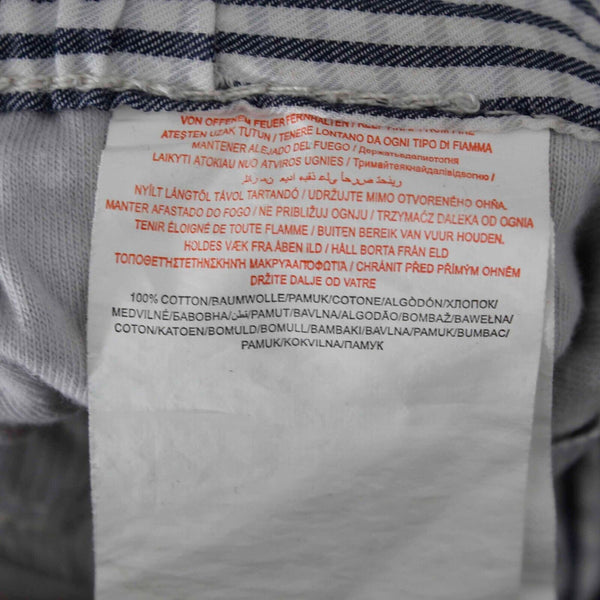 Kanz NEW Sz 9 Mo Gray White Plaid Snaps Elastic Waist Cotton Boys Pant