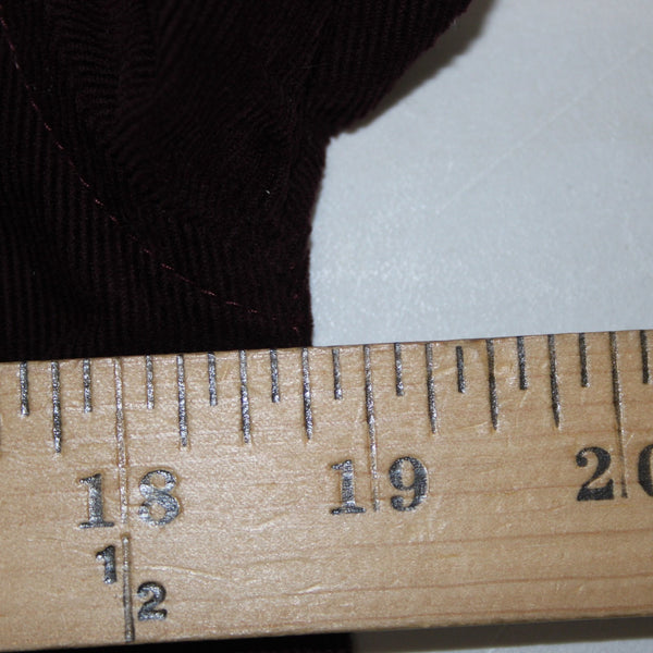 Dear John Top Sz S Purple Collared Button Down Corduroy 100% Cotton Top