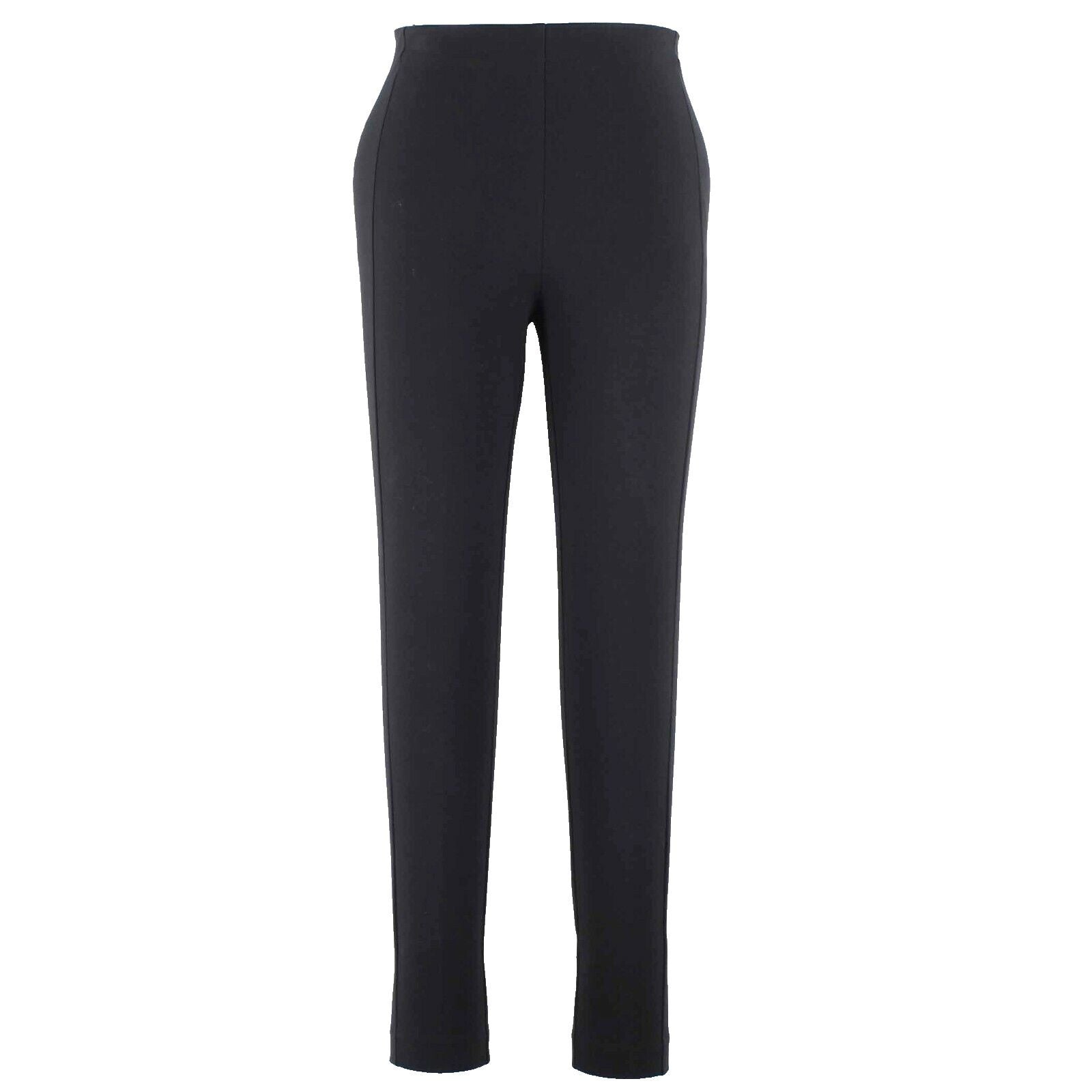 Rag & Bone Sz 2 x 27 Black Back Zip Elastic Waist Skinny Cotton Blend Pant