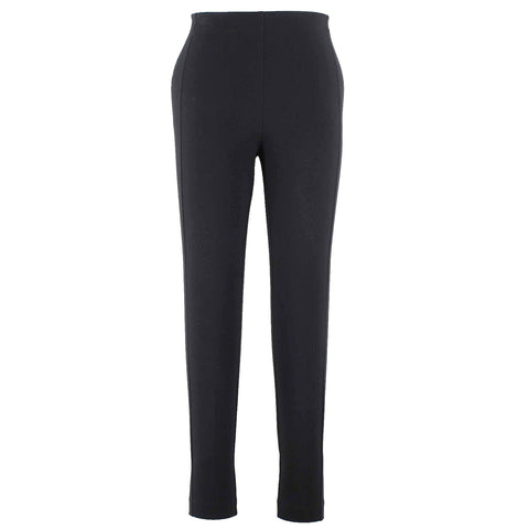 Rag & Bone Sz 2 x 27 Black Back Zip Elastic Waist Skinny Cotton Blend Pant