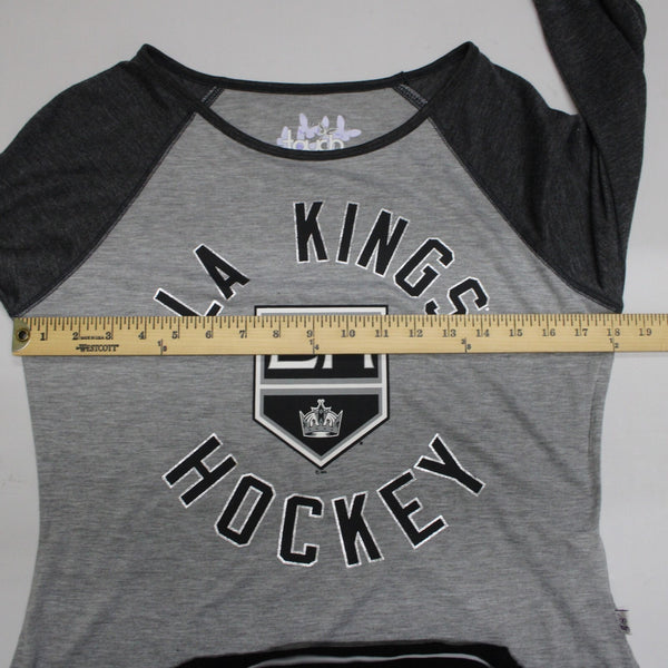 Touch Sz S Gray Charcoal LA Kings Hockey Polyester Rayon Top