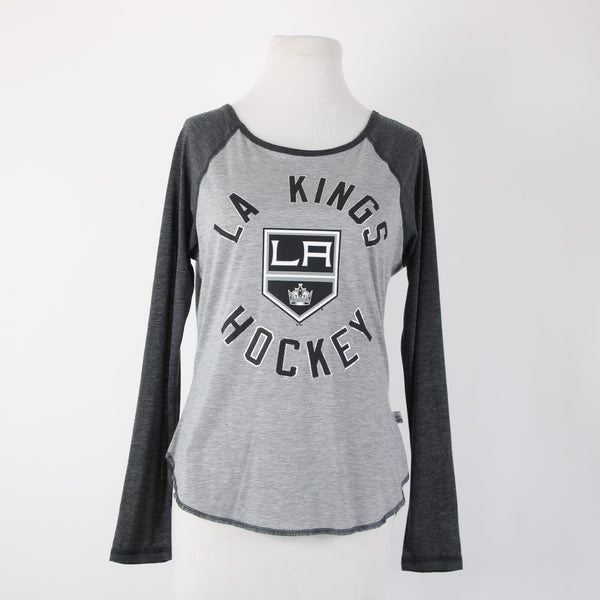 Touch Sz S Gray Charcoal LA Kings Hockey Polyester Rayon Top