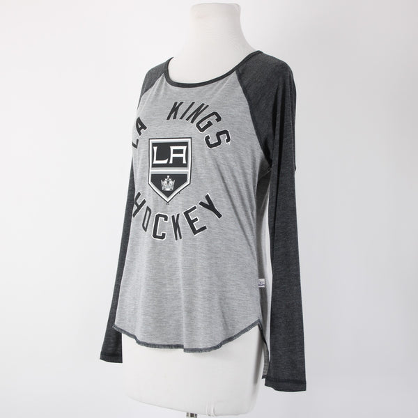 Touch Sz S Gray Charcoal LA Kings Hockey Polyester Rayon Top