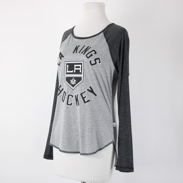 Touch Sz S Gray Charcoal LA Kings Hockey Polyester Rayon Top