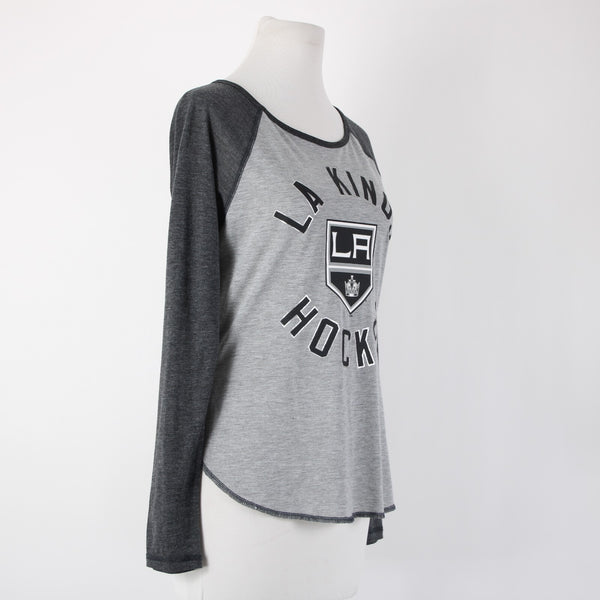 Touch Sz S Gray Charcoal LA Kings Hockey Polyester Rayon Top