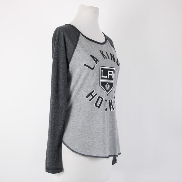 Touch Sz S Gray Charcoal LA Kings Hockey Polyester Rayon Top