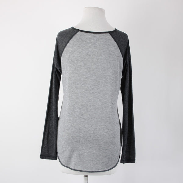 Touch Sz S Gray Charcoal LA Kings Hockey Polyester Rayon Top