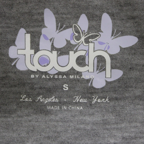 Touch Sz S Gray Charcoal LA Kings Hockey Polyester Rayon Top