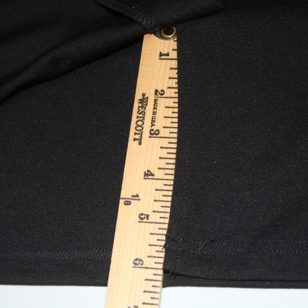 Sharagano Dress NEW Sz 16 Black Gold Hardware Knee Length Polyester Rayon Dress