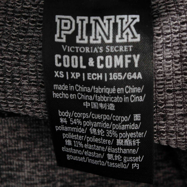 Pink Sz XS X 27 Gray Black Open Wing Design Legging Polyamide Active Wear Pant