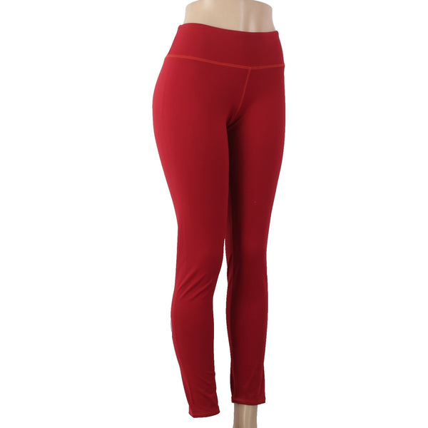 Brooke Taylors Yoga AW Pant NEW $76 Sz L x 29 Red White Pull On Nylon Spandex