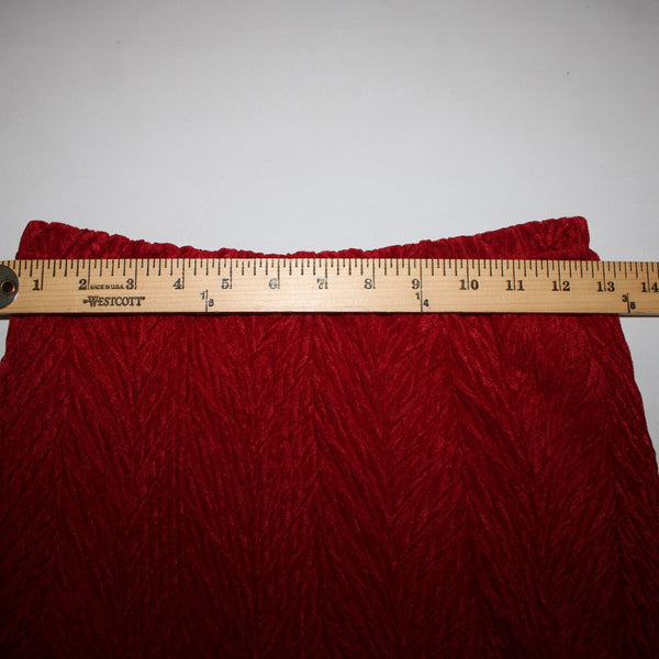 Komarov Sz S Red Black Lace Trim Corset Laced 100% Polyester 3 Piece Skirt Suit