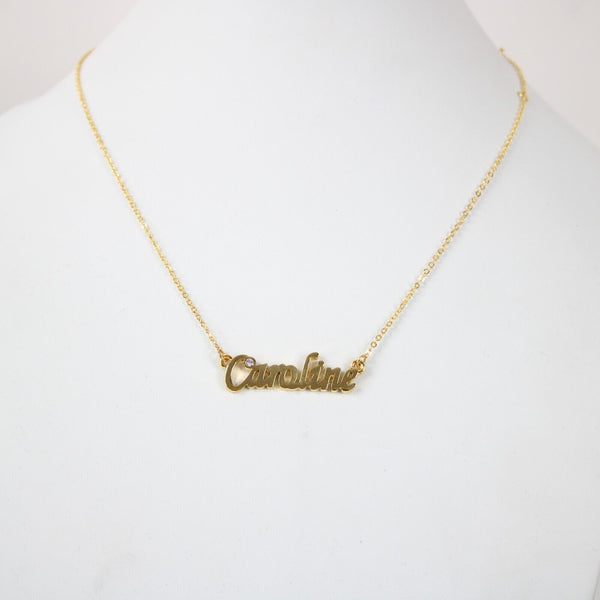 CAROLINE NEW Goldtone Rhinestone Accent 14.5" w 4.5" Multi Ring Ext Necklace