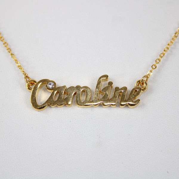 CAROLINE NEW Goldtone Rhinestone Accent 14.5" w 4.5" Multi Ring Ext Necklace