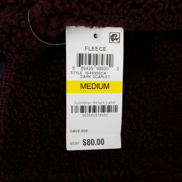 American Rag Cie NEW $80 Sz M Burgundy Navy Blue Hooded Zip Up Jacket
